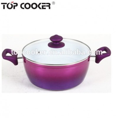 Forged Aluminium ceramic coating Casserole Hot Pot