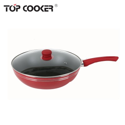 Eco friendly Black Non Stick Wok Pan For Cooking