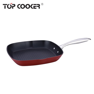 New popular aluminum nonstick coating square pan