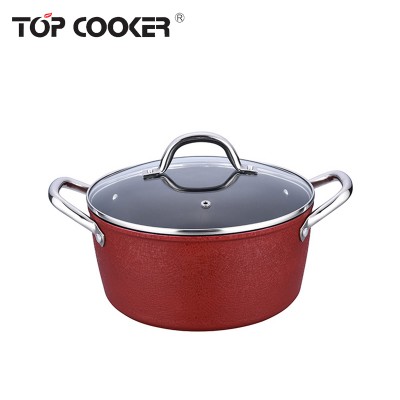 Eco friendly forged alumnium non stick coating casserole